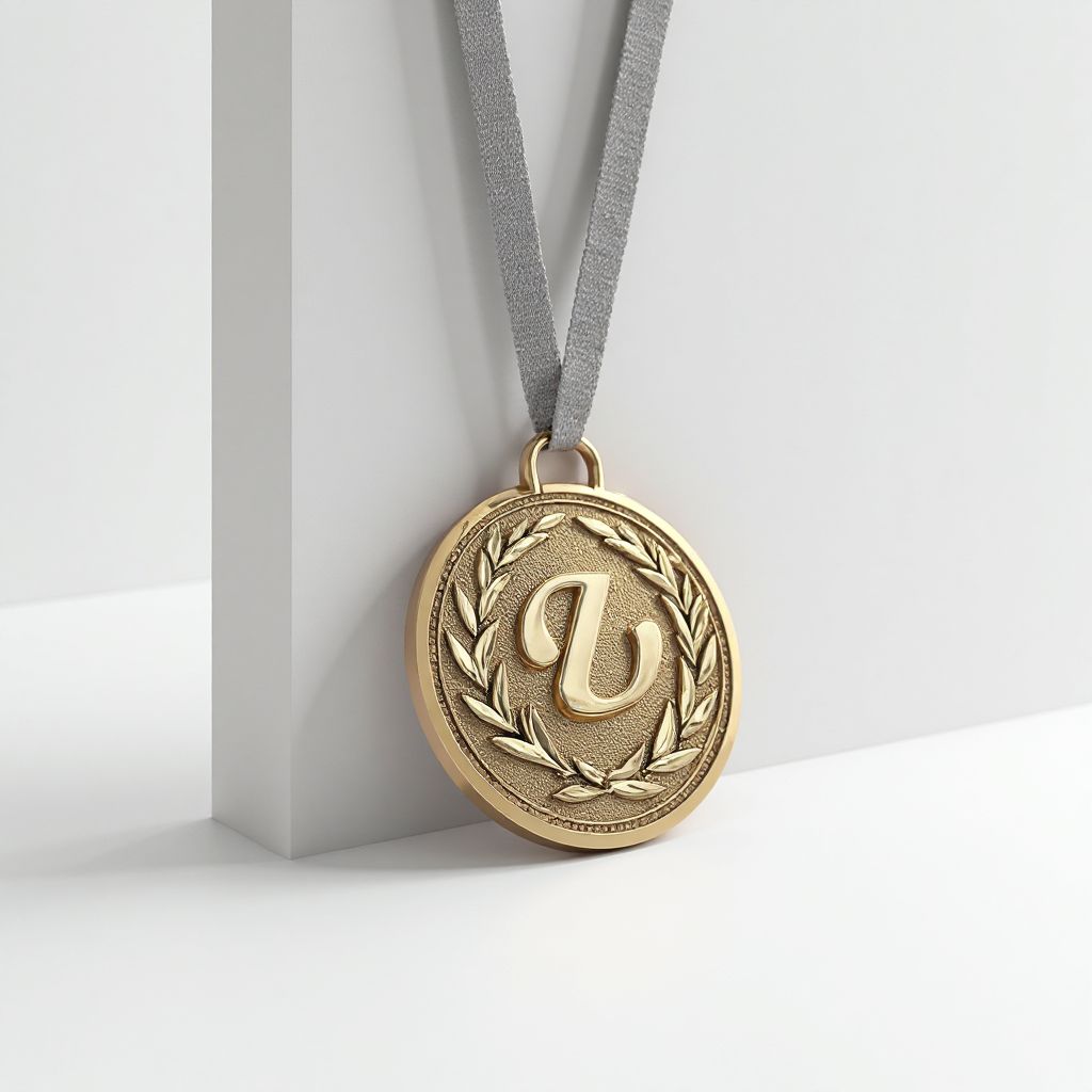 Medalla Metálica Titanium Pro